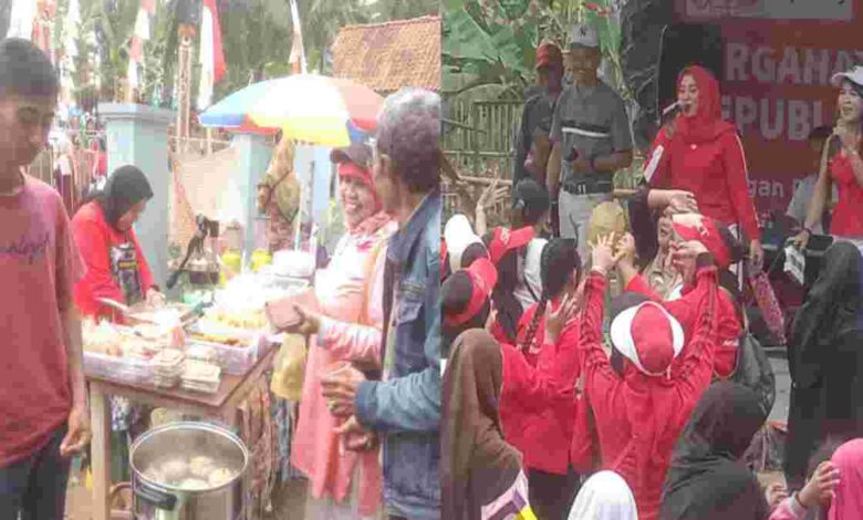 Gebyar kemerdekaan Republik Indonesia di Dusun Cikatomas Desa Handapherang Ciamis