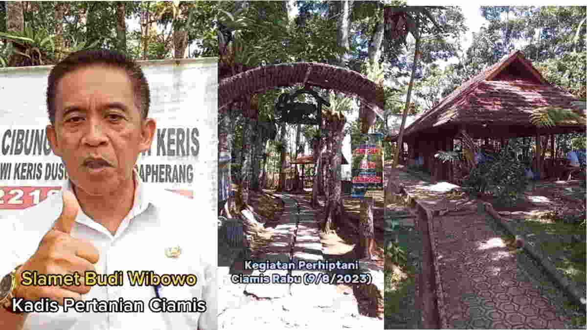 Kadis Pertanian Ciamis Rekomendasikan Agrowisata Cibungureun Leuwi Keris