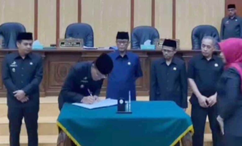 Pemkab dan DPRD Sepakati Rancangan Awal RPJPD Kabupaten Ciamis Tahun 2025-2045