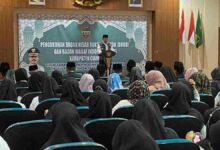 Pengurus Perwakilan Badan Wakaf Indonesia dan Badan Hisab Rukyat Daerah Kabupaten Ciamis Dilantik